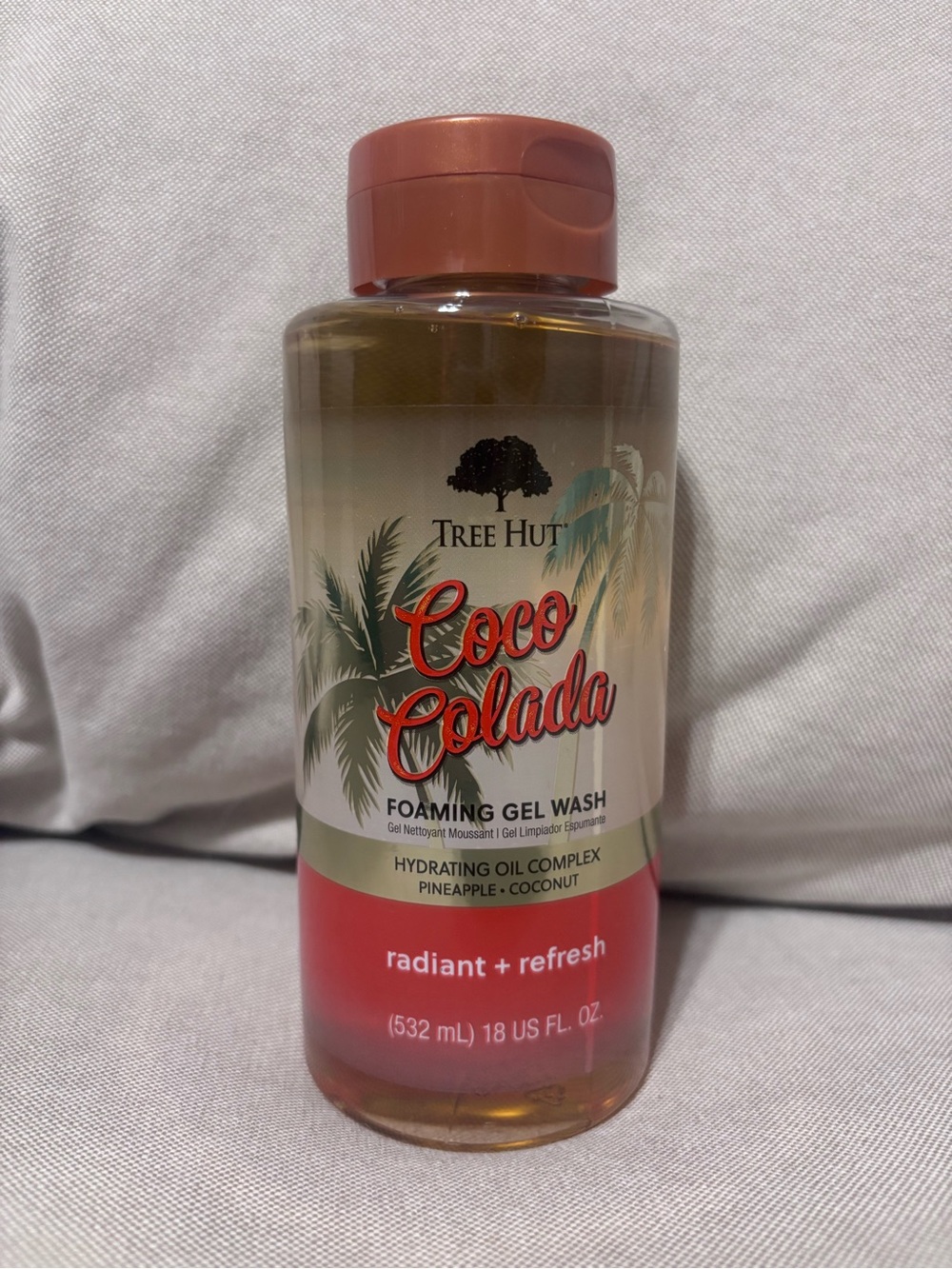 Tree Hut Coco Colada Foaming Gel Wash — Pink/Coral